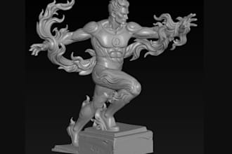 refine 3d figurine,abstract stl decor,3dp 40k warharmmer,3mf,resin fanart statue