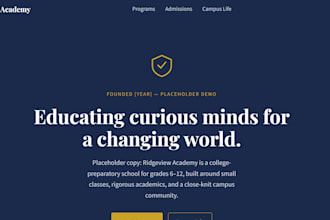 build a responsive website and analyze data
