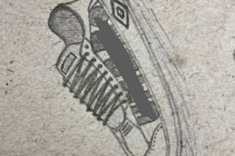 create an original sneaker design from scratch