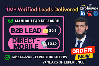 do b2b lead generation, personal direct phone, mobile number