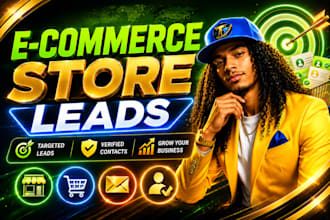 generate ecommerce leads, shopify store owners email list with verified contacts