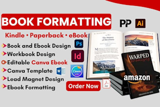 book formatting, ebook formatting, paperback formatting, kindle formatting,ebook