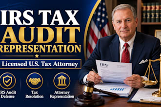 represent you in irs tax audits and resolve irs tax disputes