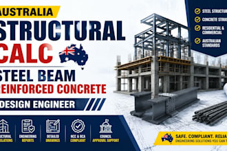 australian ncc bca compliant structural design steel beam reinforced concrete