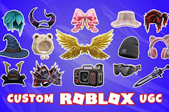 create custom 3d roblox ugc model, accessory, property