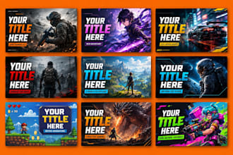 design professional clickbait youtube thumbnails