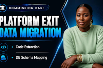 export your base44 frontend and map your backend database for migration expert