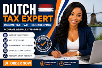 file dutch income tax, vat, bookkeeping tax returns for businesses
