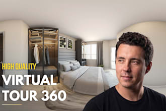 create an interactive 360 virtual tour for real estate and architectural project