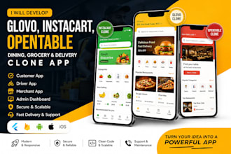 build your food delivery or grocery clone app like uber eats, doordash