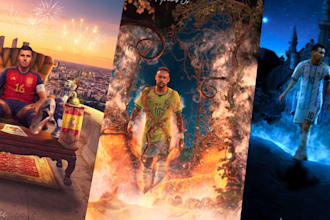 create professional sports poster and football graphic design