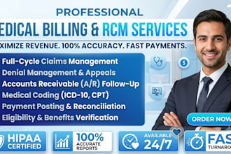 do medical billing, denial management, ar recovery payment poster and rcm