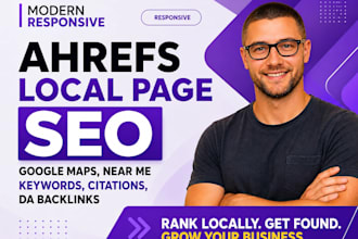 do ahrefs local page seo,google maps, near me keywords, citations,da backlinks
