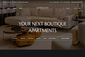 design wix hotel booking website airbnb website hotel reservation resort website