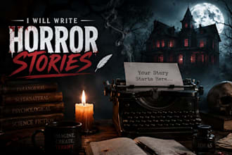 write a horror, scary or mystery story