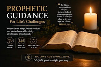 give you solution to life problems through prophecy