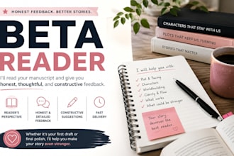 read your story and give honest reader feedback