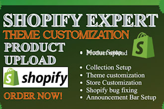 do shopify theme customization for dawn, prestige, impulse, motion, empire