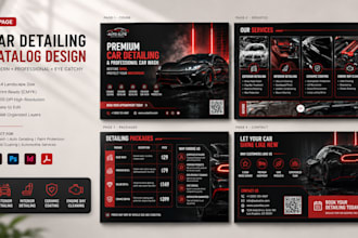 design a product catalogue, brochure, trifold, and sales catalogue