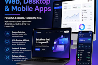 build a full stack web app or mobile app for your start up