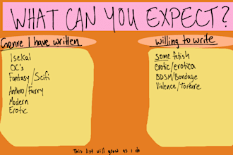 write fanfic or original short stories