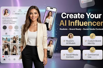 create a realistic ai influencer for social media