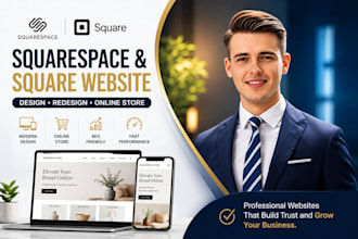 square website design or square online store squarespace website redesign expert
