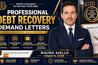 draft a final demand letter before legal action under spain law