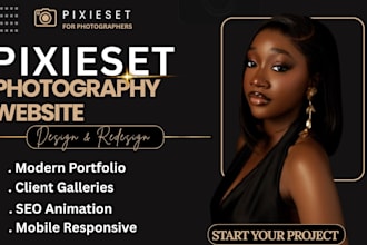 design attractive photography website