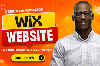redesign wix website, wix website redesign, modern wix business website
