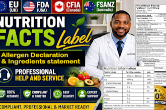 ensure compliance UK eu nutrition label
