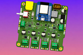 design custom esp32 stm32 iot pcb with wifi bluetooth and sensors