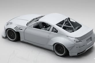 design custom wide body kits, rc car bodies and automotive cad models