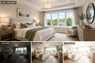 real estate hdr exposure blending
