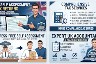 prepare and file UK self assessment tax return