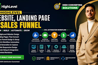gohighlevel, gohighlevel website, go high level, landing page,  sales funnel