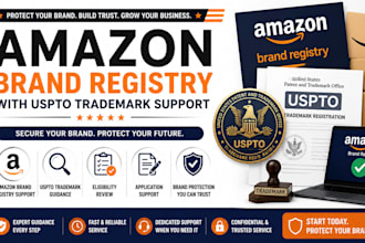 register your amazon brand registry with uspto trademark support