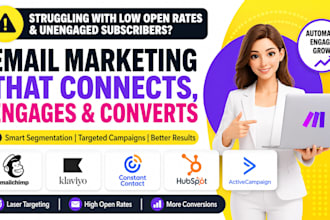 mailchimp klaviyo constant contact hubspot kit activecampaign list segmentation