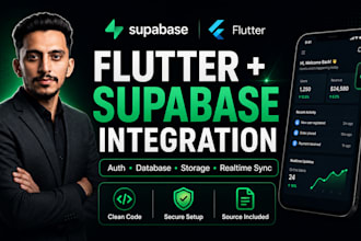 integrate supabase backend into your flutter app