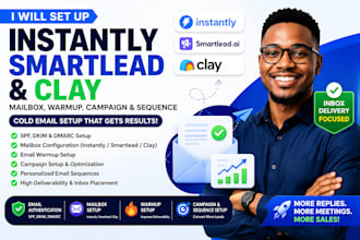 do cold email marketing instantly smartlead email warmup email campaign leads