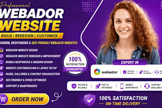 build or redesign webador, hostinger, bigcommerce and shift4shop websites