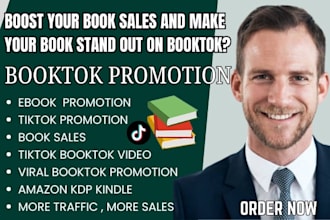 do viral booktok promotion tiktok booktok video book promotion ebook sales