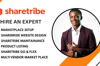 setup sharetribe marketplace sharetribe online store and website professionally