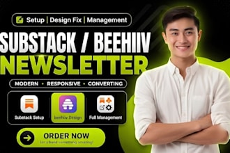 substack setup, beehiiv newsletter beehiiv setup manage substack newsletter