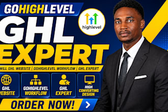 ghl website, gohighlevel workflow, ghl expert, ghl website