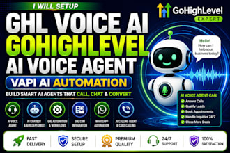 setup ghl voice ai, gohighlevel ai voice agent, vapi ai automation, ghl VA