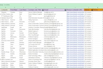 do lead generation, web research, and data validation