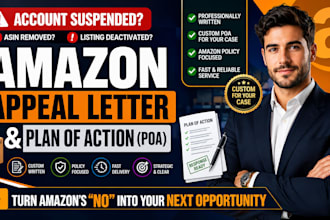 write amazon reinstatement appeal letter and plan of action poa