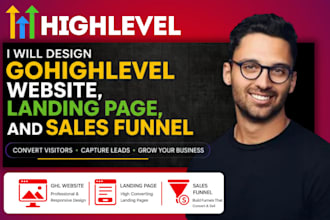 design gohighlevel website, ghl website, ghl web design, ghl sales funnel