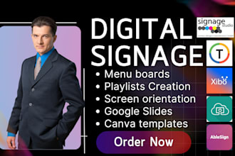 configure professional digital signage for your business optisigns ablesign xibo